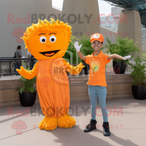 Oransje Caesar Salat maskot...