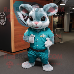 Teal Chinchilla mascotte...