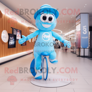 Sky Blue Unicyclist...