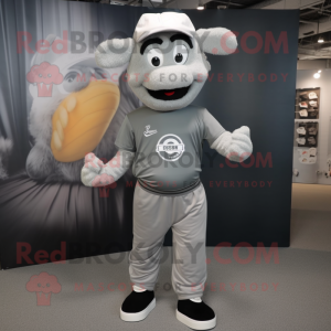 Grå Guinness maskot drakt...