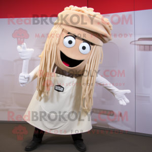 Beige spaghetti mascotte...