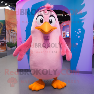 Pink Penguin mascotte...