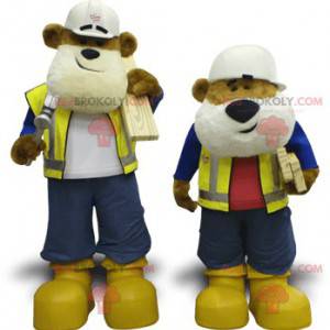 2 DIY bear mascots - Redbrokoly.com