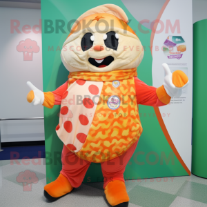 Peach Pizza maskot kostume...