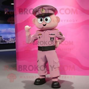 Pinkfarbener Army-Soldat...