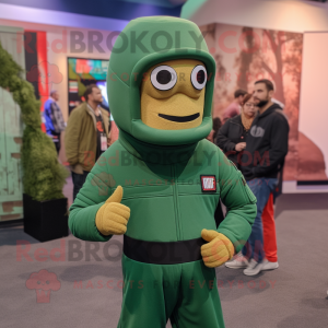 Forest Green Gi Joe maskot...