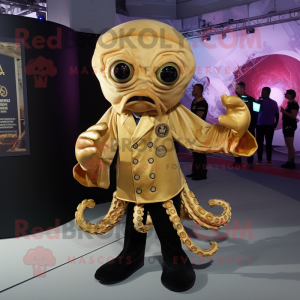 Gouden Kraken mascotte...