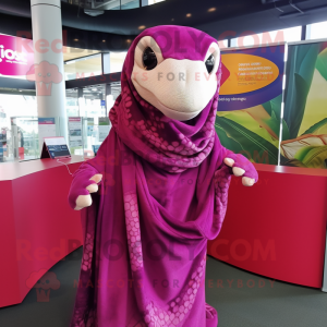 Magenta Python mascotte...