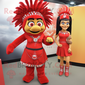 Red Chief mascotte kostuum...