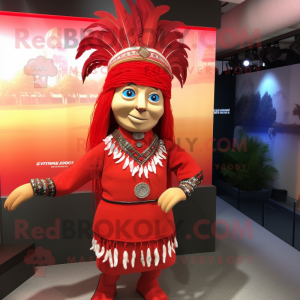 Red Chief mascotte kostuum...