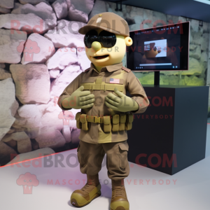  Army Soldier mascotte...