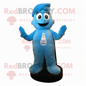 Sky Blue Hourglass maskot...