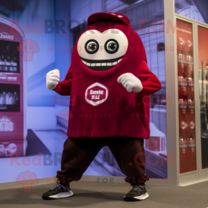 Maroon Soda Can mascotte...