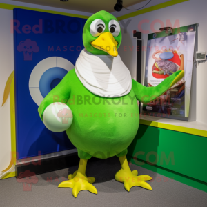 Lime Green Gull mascotte...