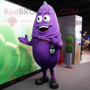 Postava maskota Eggplant...