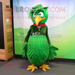 Green Hawk mascotte kostuum...