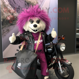 Magenta Porcupine mascotte...