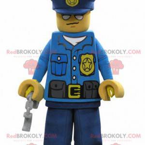 Lego maskot klædt i politiuniform - Redbrokoly.com