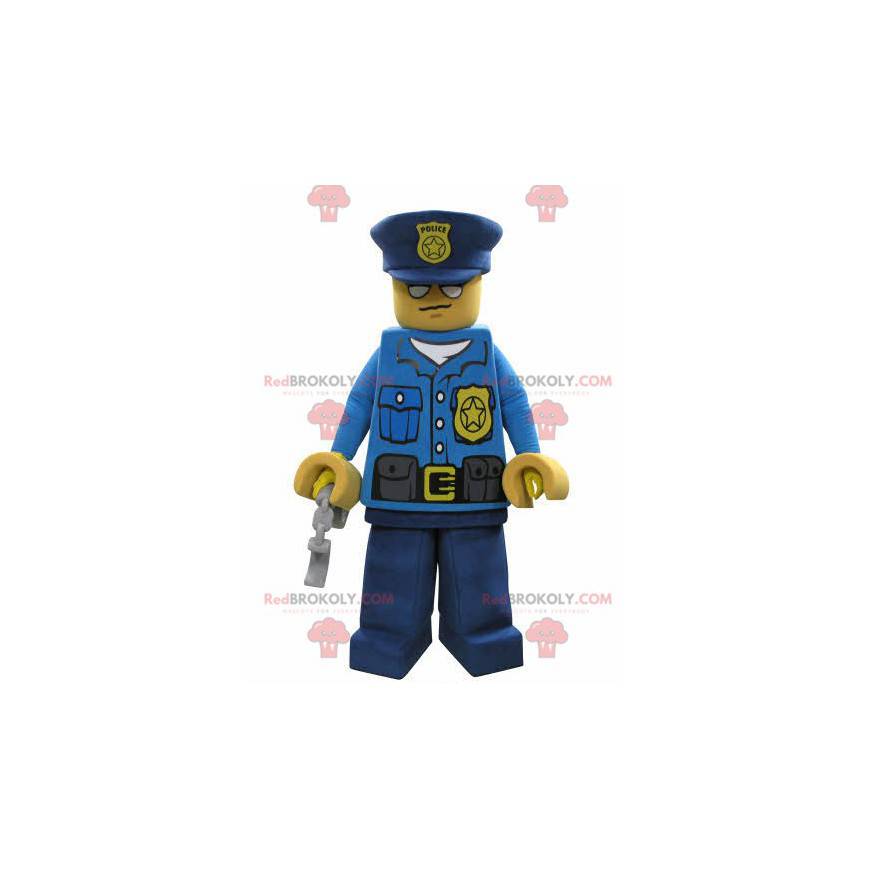 Lego-Maskottchen in Polizeiuniform - Redbrokoly.com