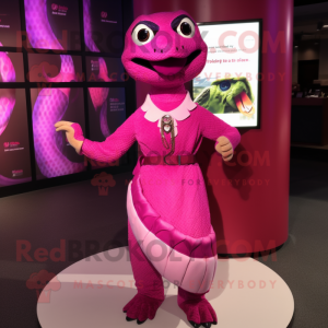 Magenta Python mascotte...