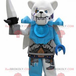 Lego mascot polar bear looking nasty - Redbrokoly.com