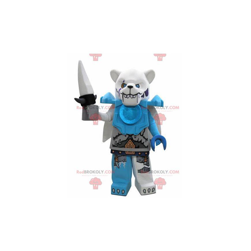 Lego mascot polar bear looking nasty - Redbrokoly.com