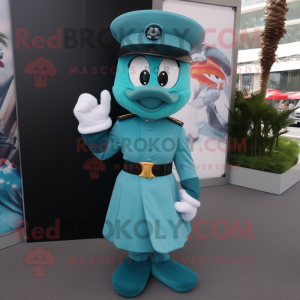 Teal Commando mascotte...