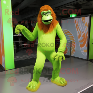 Limegrön orangutang...