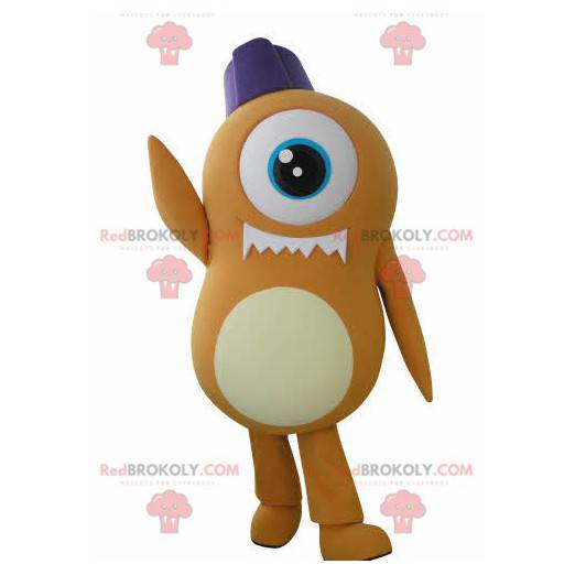 Mascota alienígena naranja Cyclops - Redbrokoly.com