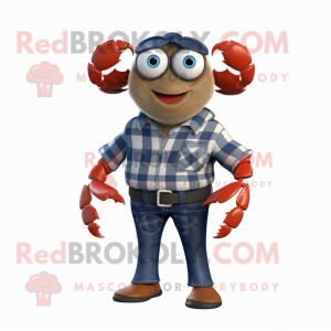 Navy Crab maskot kostume...