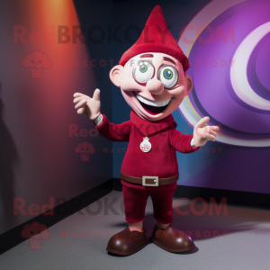 Maroon Elf mascotte kostuum...