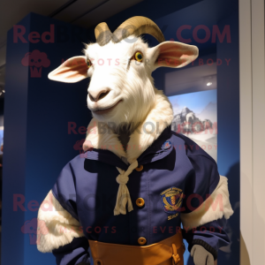 Navy Boer Goat maskot drakt...
