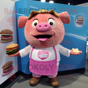 Pink Pulled Pork Sandwich...