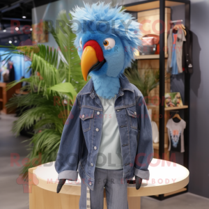 Sky Blue Macaw mascotte...