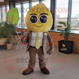 Brown Lemon mascotte...