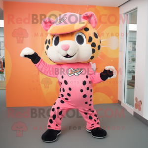 Peach Leopard mascotte...