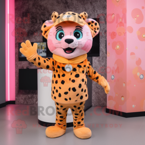 Peach Leopard mascotte...