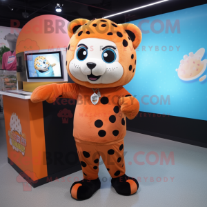 Peach Leopard mascotte...