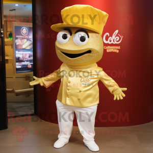 Personagem de mascote Gold...