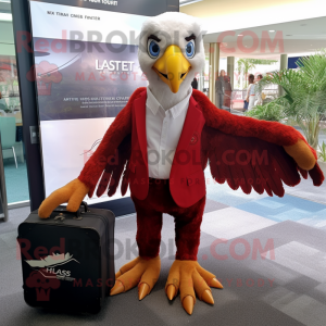 Red Haast S Eagle maskot...