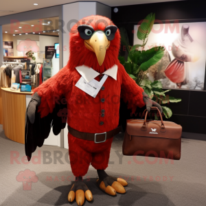 Red Haasts Eagle maskot...