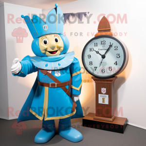 Cyan Swiss Guard maskot...