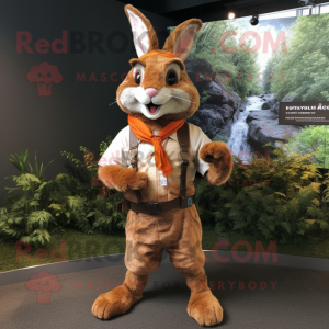 Rust Wild Rabbit mascotte...