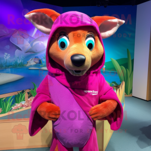 Magenta Dingo mascotte...