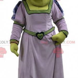 Mascotte de Fiona célèbre femme de Shrek l'ogre vert -