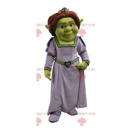 Fiona maskot berömd kvinna av Shrek den gröna ogren -