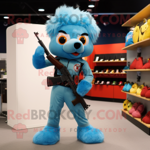 Sky Blue Sniper mascotte...