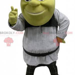 Mascotte de Shrek célèbre ogre vert de dessin animé -