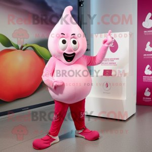 Pink Pear mascotte kostuum...