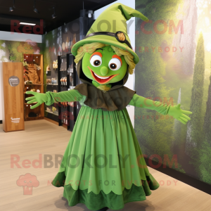 Olive Witch maskot kostyme...